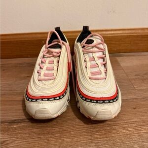 Nike Air Max 97 SE 5Y Sail Black Habanero Red Women’s 6.5